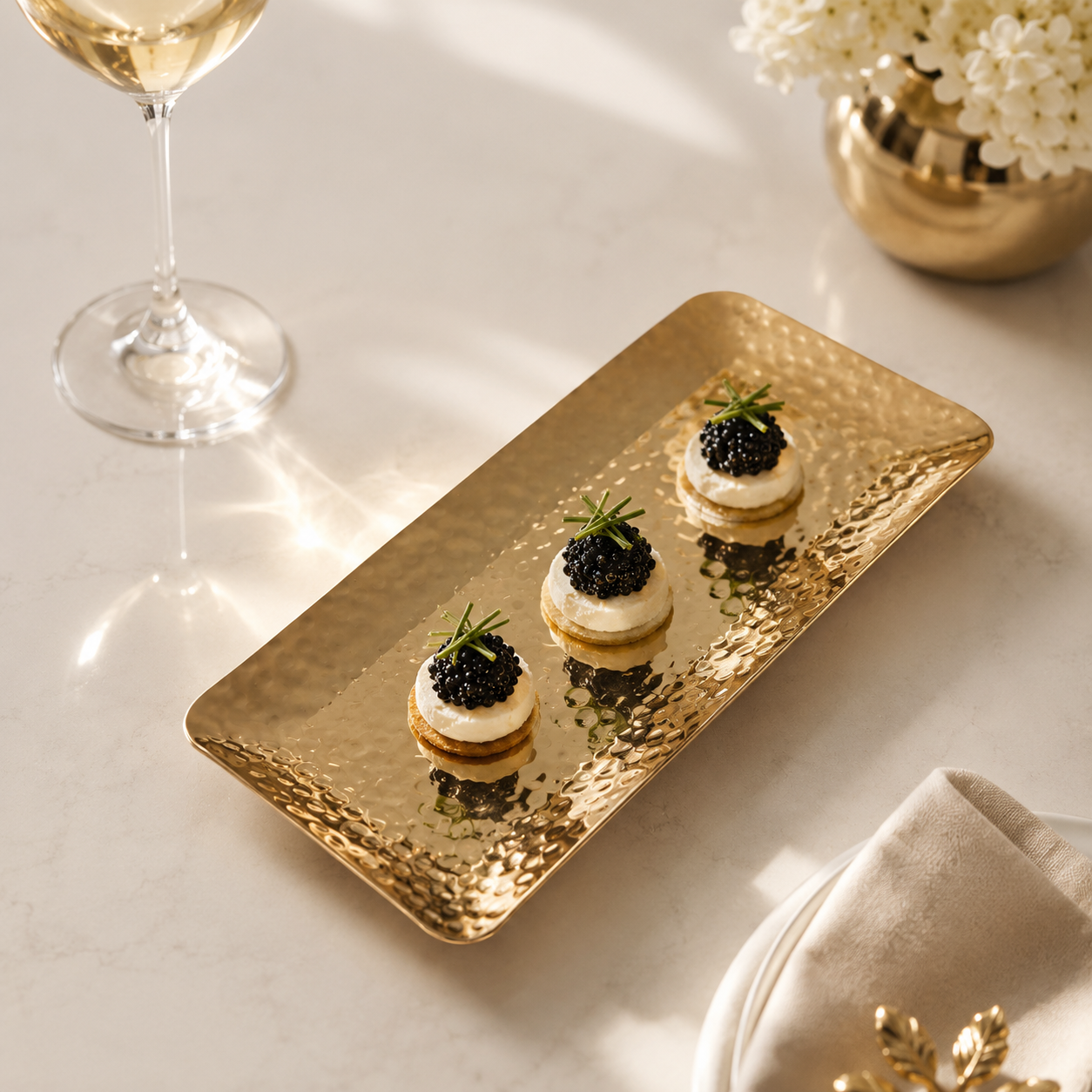Karaca Home New Year Loren Decorative Tray 33 x 15 cm – Gold, 300.23.01.0038 1 Karaca Home New Year Loren Decorative Tray 33 x 15 cm – Gold, 300.23.01.0038