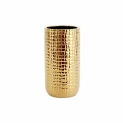 Alternative view of Karaca Home Lesley Cylindrical Decorative Vase - Gold, 300.23.01.0538
