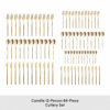 Karaca Camille 84-Piece Cutlery Set for 12 People – Gold, 8683650406358 14 Karaca Camille 84-Piece Cutlery Set for 12 People – Gold, 8683650406358 - Image 7