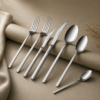 Karaca Elegance Nil Platinum 84-Piece Cutlery Set for 12 People, 153.03.08.4554 - Image 2