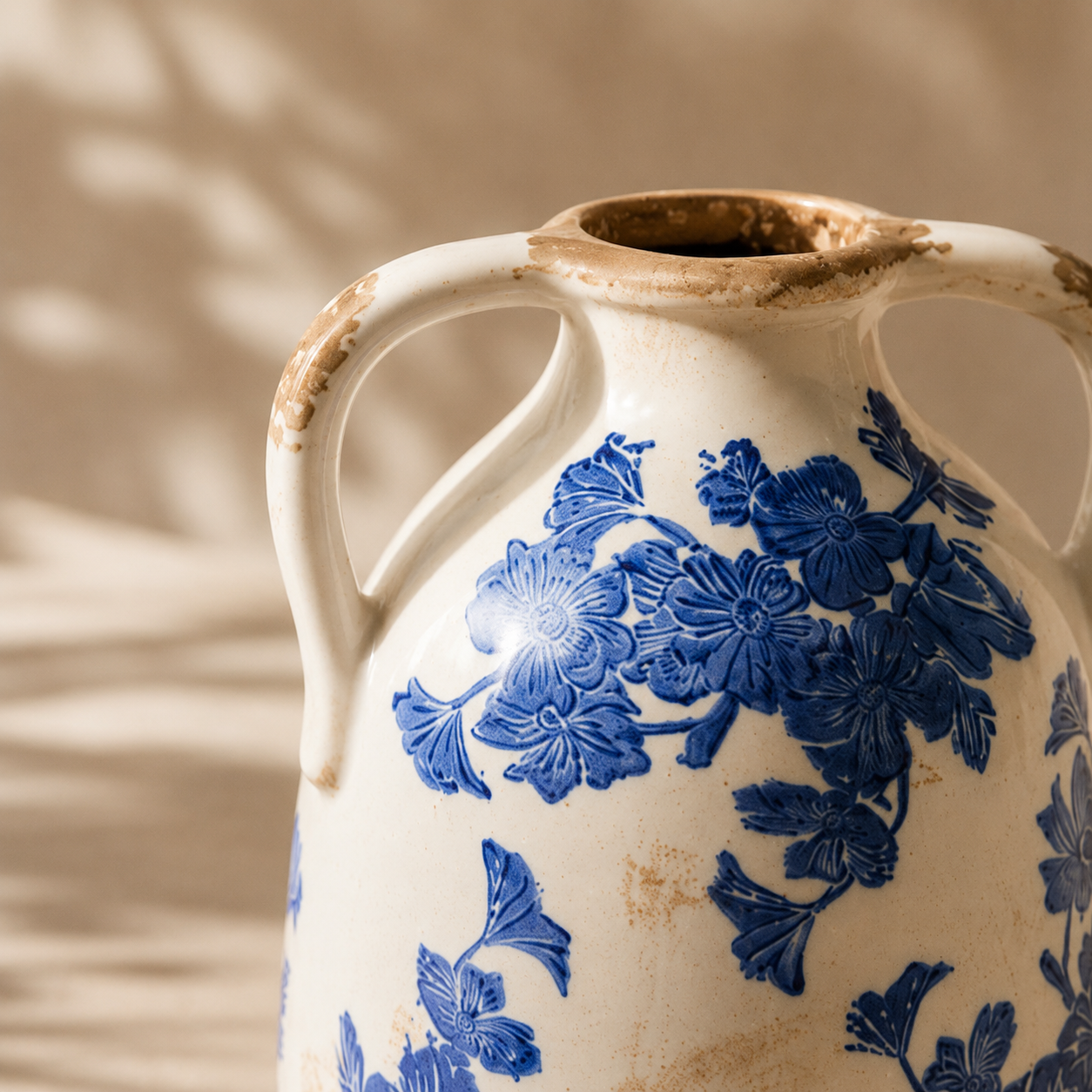 Karaca Home Mariner Two-Arm Decorative Vase 21.5 cm, 8683650375012 2 Karaca Home Mariner Two-Arm Decorative Vase 21.5 cm, 8683650375012 - Image 2