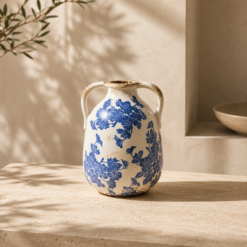 Karaca Home Mariner Two-Arm Decorative Vase 21.5 cm, 8683650375012
