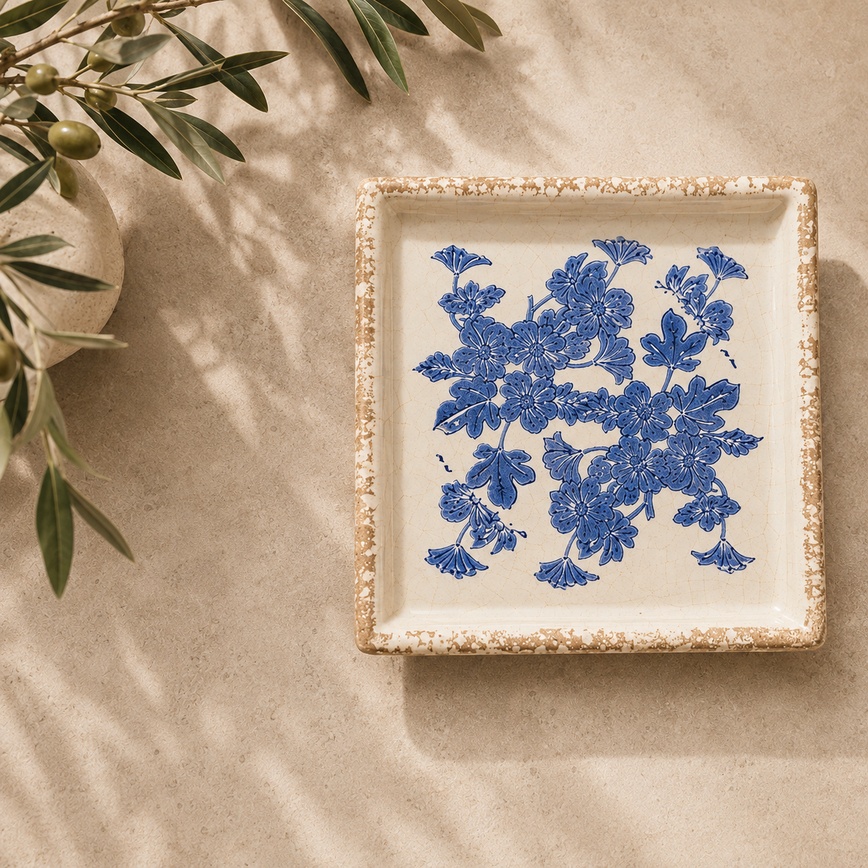 Karaca Home Mariner Decorative Plate 21.5 × 21.5 cm, 8683650375029 2 Karaca Home Mariner Decorative Plate 21.5 × 21.5 cm, 8683650375029 - Image 2