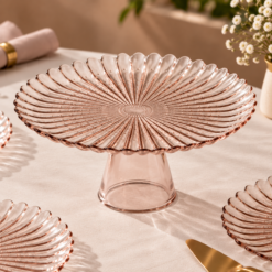 Alternative view of Karaca Emma 7-Piece Glass Cake and Dessert Set | Elegant Serving Set, 153.09.01.6273