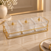 Karaca Maria 3-Piece Decorative Serving Bowls Set with Lids and Tray , 8683650346760 - Image 3