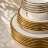 Karaca Royal Bone Victoria 55-Piece Dinner Set for 12 People – White with Gold Gilded Rim, 8683650358022 - Image 4
