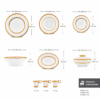 Karaca Royal Bone Victoria 55-Piece Dinner Set for 12 People – White with Gold Gilded Rim, 8683650358022 - Image 6