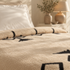 Karaca Home Sara Double Cotton Blanket 200 × 220 cm – Black/Beige, 8680214361702 - Image 5