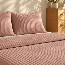 Alternative view of Karaca Home Elie Powder Pink Double Bedspread Set 230 × 240 cm – 2 Pillowcases Included, 8680214364673