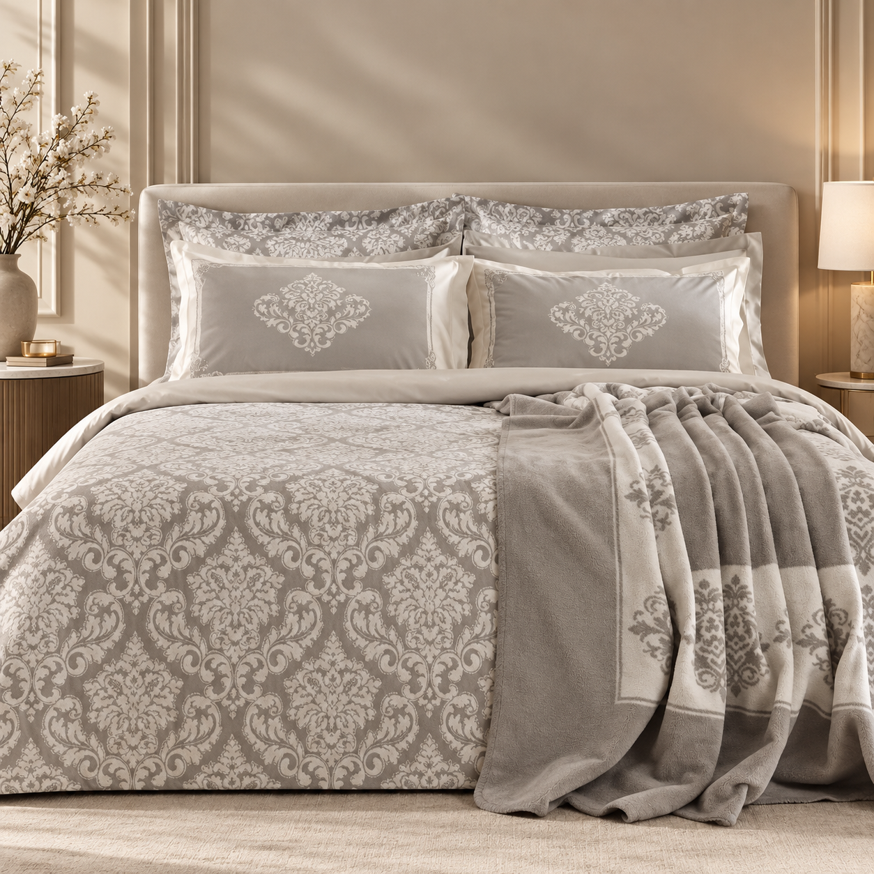 Karaca Home Timeless 8-Piece Bridal Set – Grey, 8680214365182 1 Karaca Home Timeless 8-Piece Bridal Set – Grey, 8680214365182
