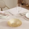 Karaca Home Dina Decorative Plate 40 cm - Gold, 8680214386842