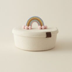 Karaca Home Rainbow Handled Woven Storage Box 21x11 cm, 8680214389393