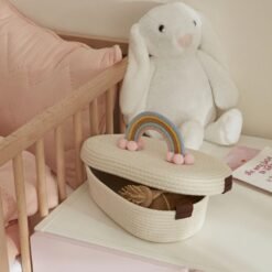 Karaca Home Rainbow Handled Woven Storage Box 26x14 cm, 8680214389409