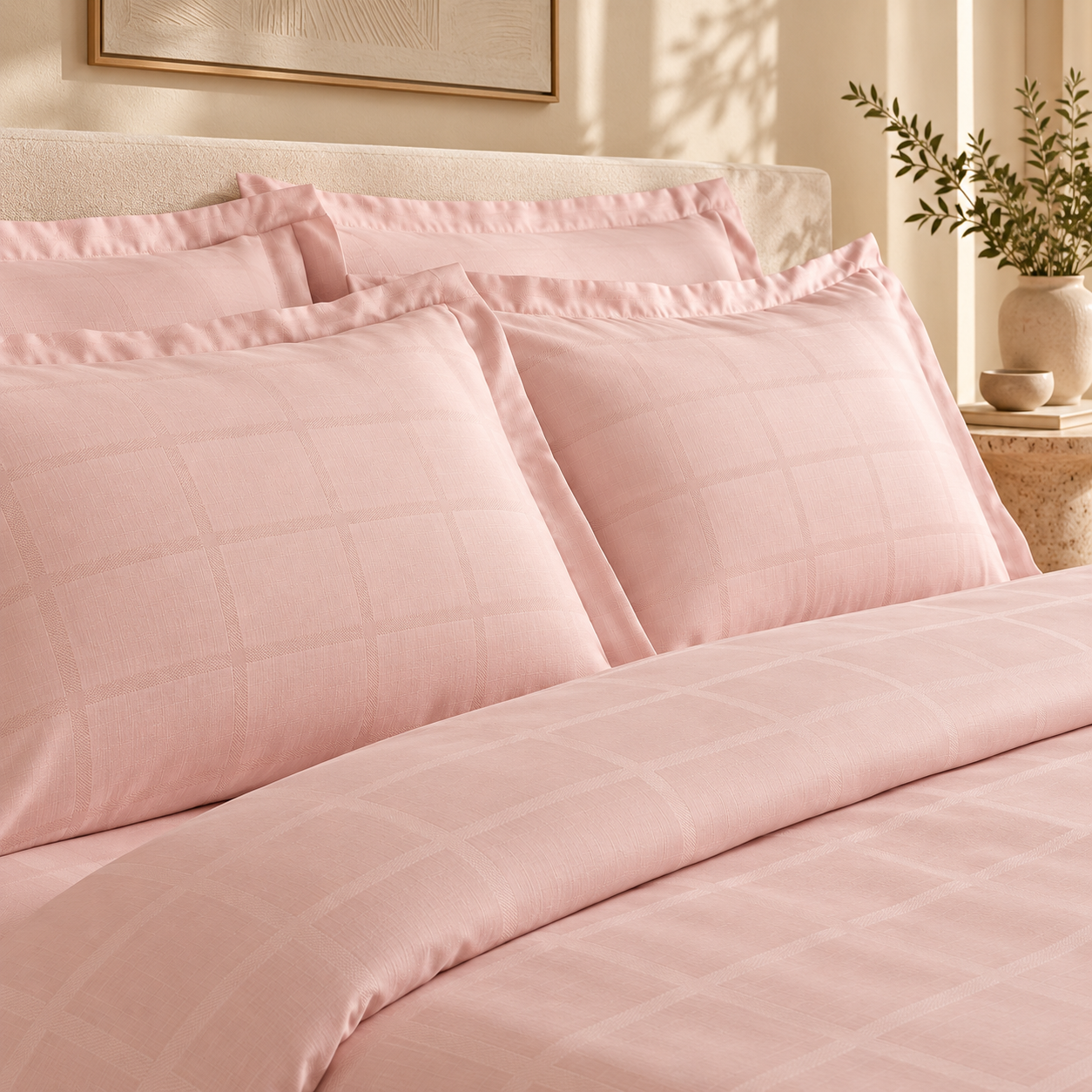 Karaca Home Royale King Size Duvet Cover Set 220 × 240 cm – Powder Pink, 8680214391433 2 Karaca Home Royale King Size Duvet Cover Set 220 × 240 cm – Powder Pink, 8680214391433 - Image 2