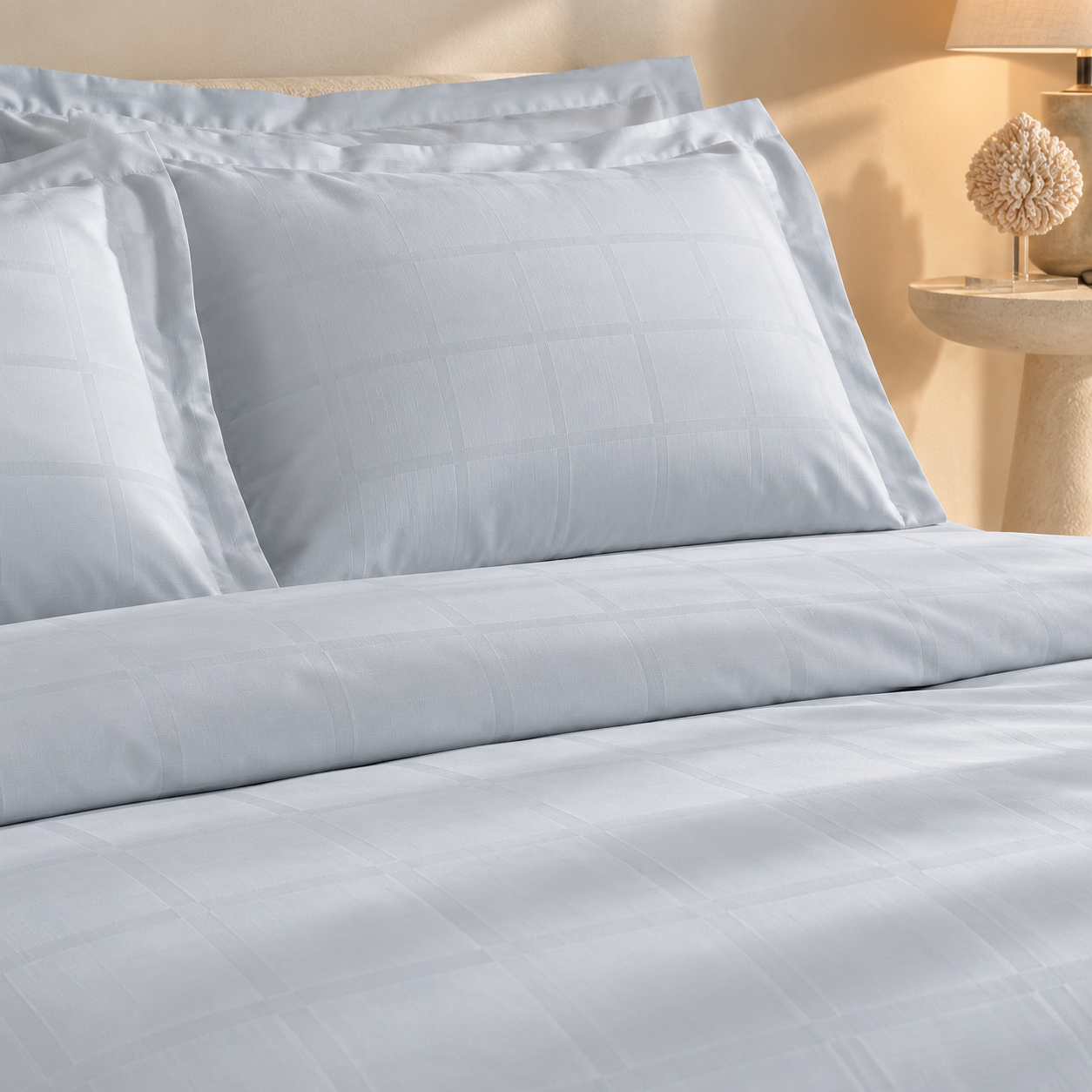Karaca Home Royale King Size Duvet Cover Set 220 × 240 cm – Light Blue, 8680214392171 2 Karaca Home Royale King Size Duvet Cover Set 220 × 240 cm – Light Blue, 8680214392171 - Image 2