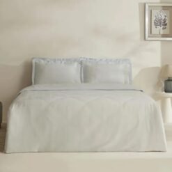 Karaca Home Royale King Size Duvet Cover Set 220x240 cm - Light Blue, 8680214392171