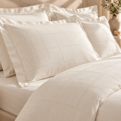 Alternative view of Karaca Home Royale 100% Cotton & Lyocell Double Duvet Cover Set 200 × 220 cm – White, 8680214392188