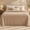 Karaca Home Raunda Double Wellsoft Blanket 200 × 220 cm – Ecru, 8680214392867