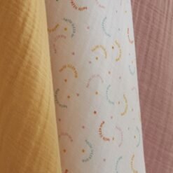 Alternative view of Karaca Home Jungle 100% Cotton Baby Muslin Set 65x65 cm - Yellow/Pink/White, 8680214393192