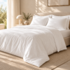 Karaca Home Jemma Cotton Satin Double Duvet Cover Set 200 × 220 cm – White, 8680214397343 - Image 3