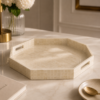 Karaca Home Carrie Hexagonal Decorative Tray 37 x 37 cm, 8680214399644 - Image 3