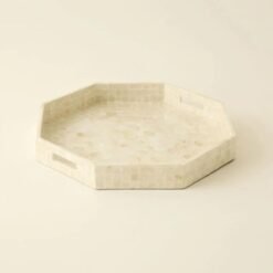 Alternative view of Karaca Home Carrie Hexagonal Decorative Tray 37x37 cm, 8680214399644