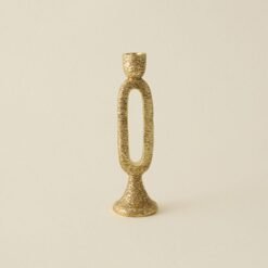 Karaca Home Helen Candle Holder 22 cm - Gold, 8680214399743