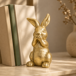 Karaca Home Helen Bunny "Not Talking" Trinket, 8680214400135