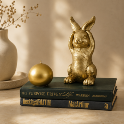 Karaca Home Helen Bunny "Not Listening" Figurine, 8680214400142