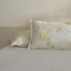 Karaca Home Loretta 2-Piece Cotton Pillowcase Set 50x70 cm - White/Yellow Floral Print, 8680214400685