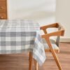 Karaca Home Luna Plaid PVC Tablecloth 140x200 cm - Blue/White, 8680214401750
