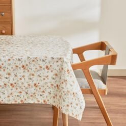 Karaca Home Dora Floral PVC Tablecloth 140x200 cm - Orange Floral, 8680214402191