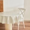 Karaca Home Luna Round PVC Tablecloth 140 cm - Beige Polka Dot, 8680214402214
