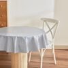 Karaca Home Luna Round PVC Tablecloth 140 cm - Blue Polka Dot, 8680214402238