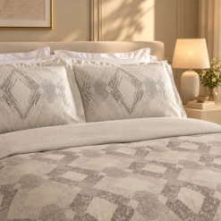 Alternative view of Karaca Home Chain 100% Cotton Double Satin Duvet Cover Set 200 x 220 cm, 8680214402382