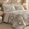 Karaca Home Chain 100% Cotton Double Satin Duvet Cover Set 200 x 220 cm, 8680214402382 - Image 5