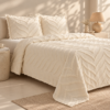 Karaca Home Arlina Geo Ecru Single Bedspread Set 160 × 240 cm, 8680214404607 - Image 3