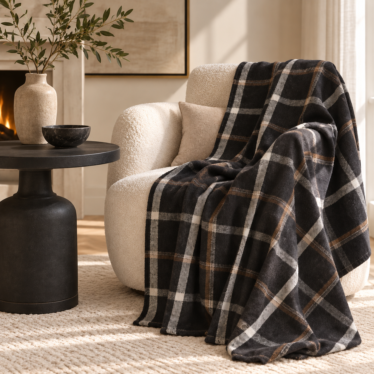 Karaca Home Flannel Throw TV Blanket – 120 × 150 cm, 8680214408179 1 Karaca Home Flannel Throw TV Blanket – 120 × 150 cm, 8680214408179