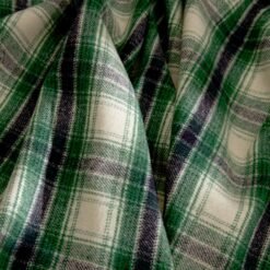 Alternative view of Karaca Home Flannel Throw TV Blanket 120x150 cm - Beige/Green, 8680214408377