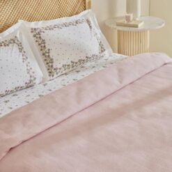 Alternative view of Karaca Home Roshell 100% Cotton Single Pike Set 160x220 cm - Powder Pink, 8680214410233