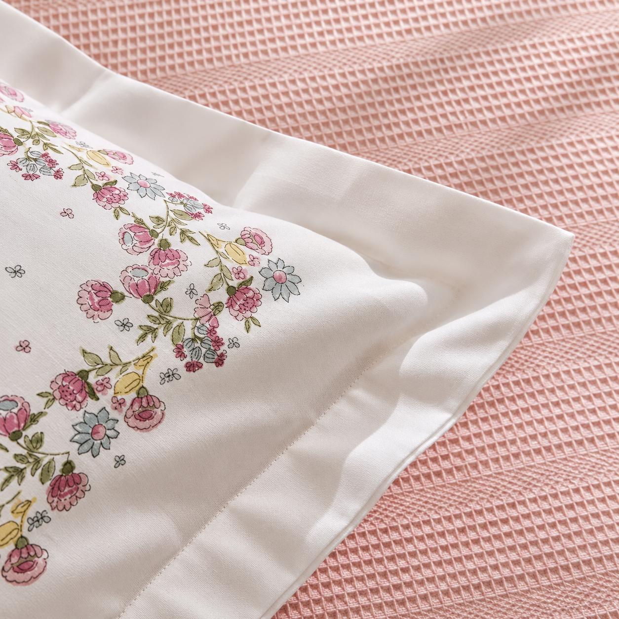 Karaca Home Roshell 100% Cotton Single Pike Set – Powder Pink, 8680214410233 5 Karaca Home Roshell 100% Cotton Single Pike Set – Powder Pink, 8680214410233 - Image 5