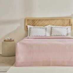 Karaca Home Roshell 100% Cotton Single Pike Set 160x220 cm - Powder Pink, 8680214410233