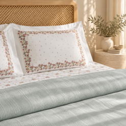 Alternative view of Karaca Home Roshell 100% Cotton Single Pike Set – Sage, 8680214410257