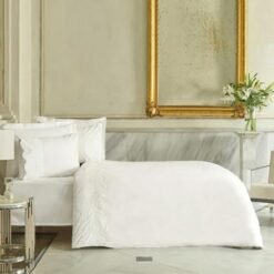 Karaca Home Lula Embroidered 100% Cotton Double Duvet Cover Set 200x220 cm - White, 8680214410714