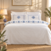Karaca Home Clarissa Embroidered 100% Cotton Double Duvet Cover Set 200 x 220 cm, 8680214410769