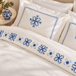 Alternative view of Karaca Home Clarissa Embroidered 100% Cotton Double Duvet Cover Set 200 x 220 cm, 8680214410769