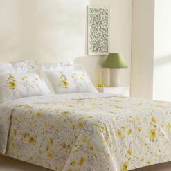 Alternative view of Karaca Home Rosella 100% Cotton Single Duvet Cover Set 160x220 cm - White/Yellow, 8680214416099