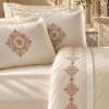 Karaca Home Kelsey Embroidered 100% Cotton Double Duvet Cover Set 200 x 220 cm, 8680214416938 - Image 2