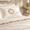 Karaca Home Veneto 100% Cotton Embroidered Double Duvet Cover Set 200 x 220 cm, 8680214417423 7 Karaca Home Veneto 100% Cotton Embroidered Double Duvet Cover Set 200 x 220 cm, 8680214417423 - Image 3