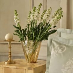 Karaca Home Jolie Decorative Vase 23 cm - Gold, 8680214417584